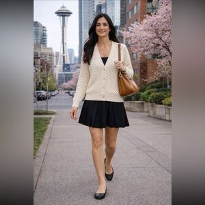 Soyaconcept NWT Ivory Knit Cardigan - Size XS (Fits S)